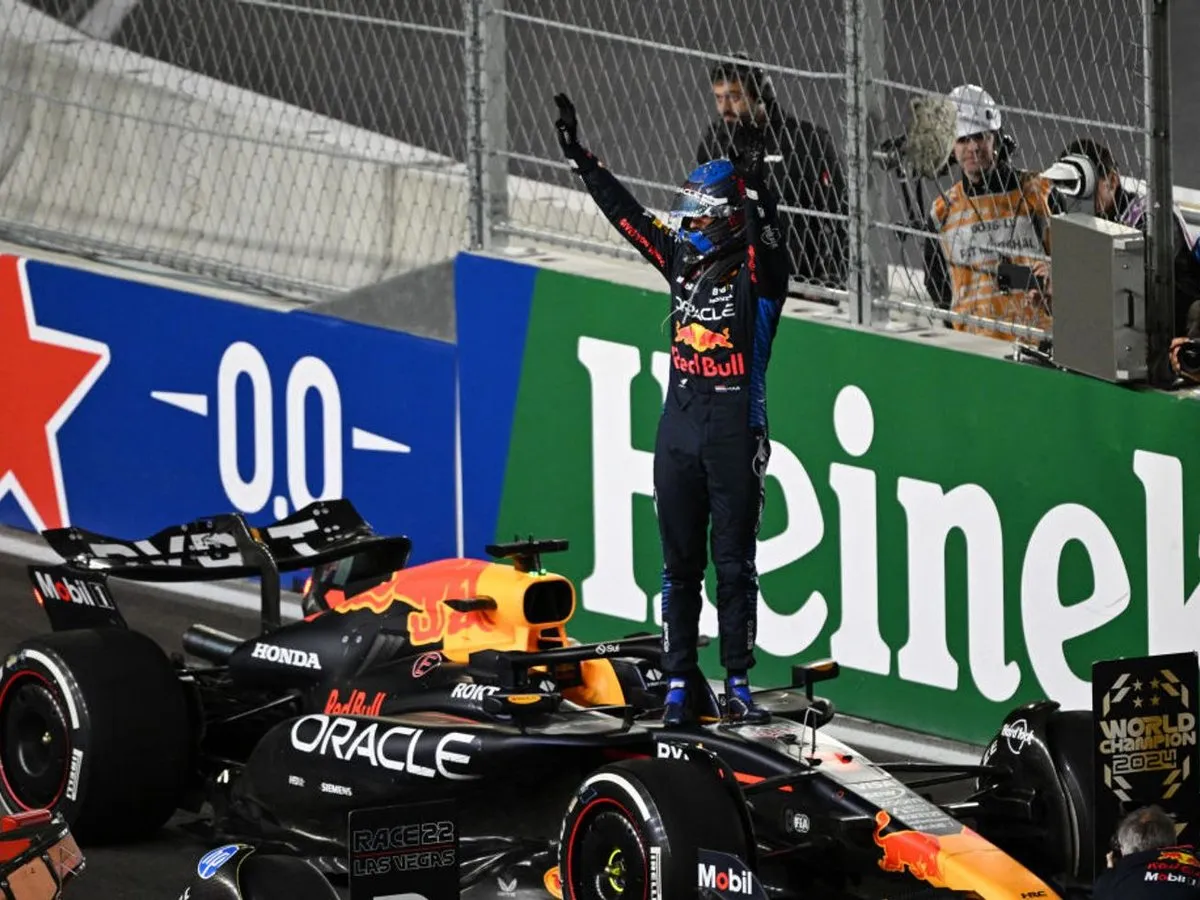 F1 Las Vegas GP live updates: Max Verstappen claims fourth title, George  Russell wins race - The Athletic