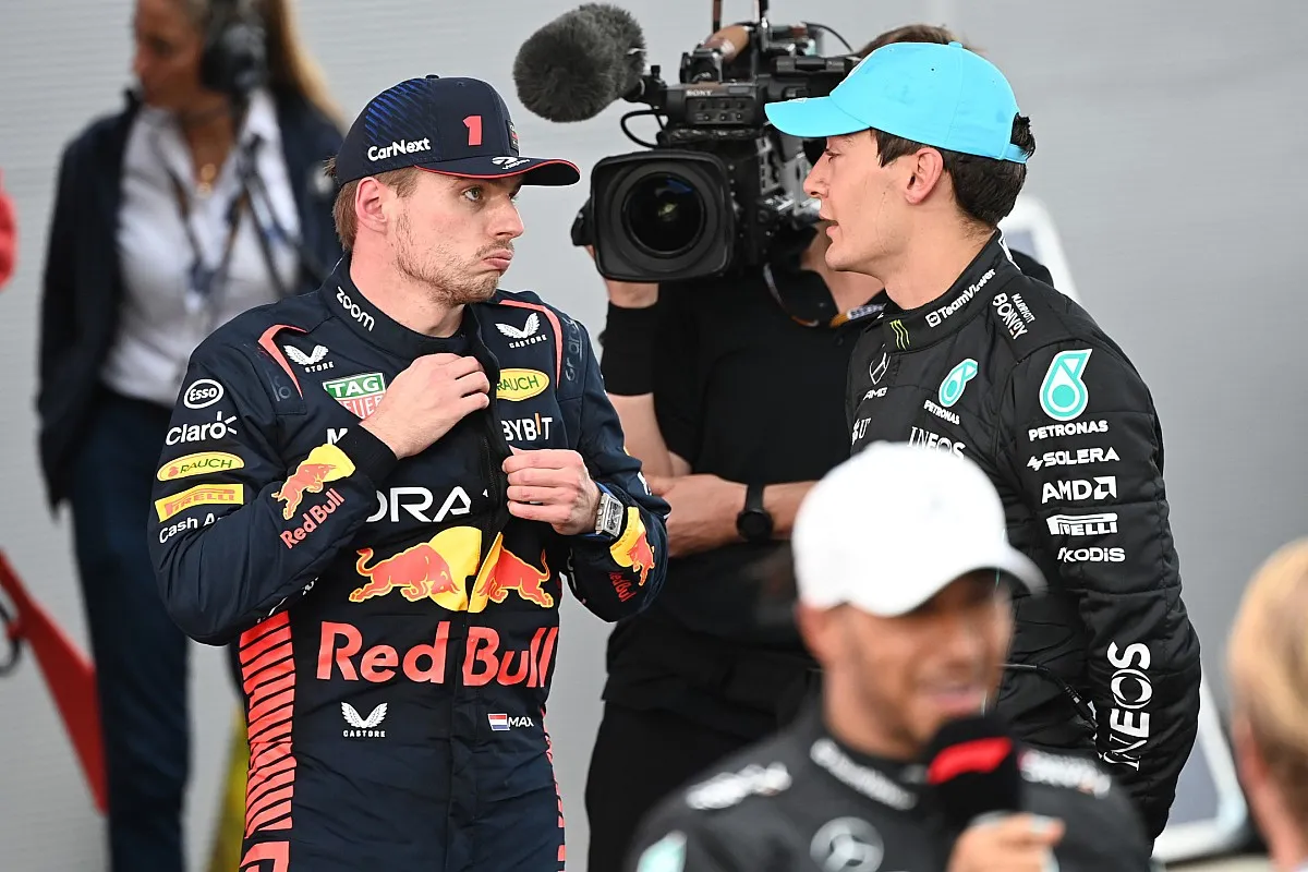 Russell: Verstappen "less aggressive" in F1 2023