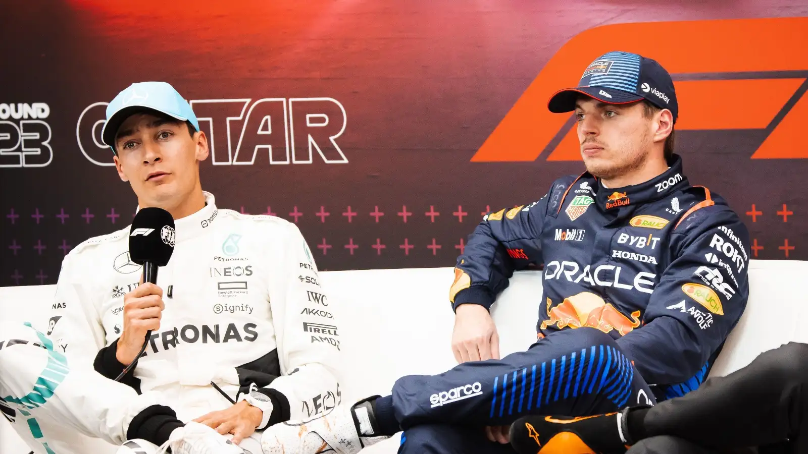 Martin Brundle makes FIA request after Max Verstappen and George Russell  feud