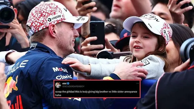 It's giving big brother vs little sister annoyance” - F1 fans react to Max  Verstappen and Penelope Kvyat's heartening interaction on live stream