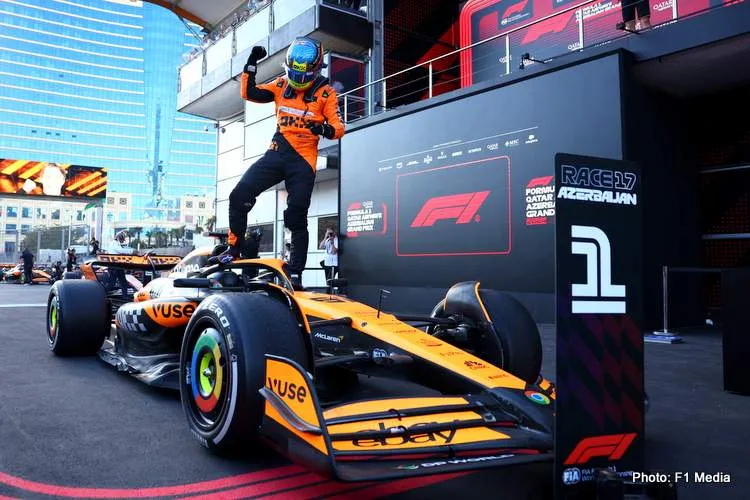 Azerbaijan Grand Prix: Piastri defeats Leclerc in Battle of Baku, marred by  crash | GRANDPRIX247