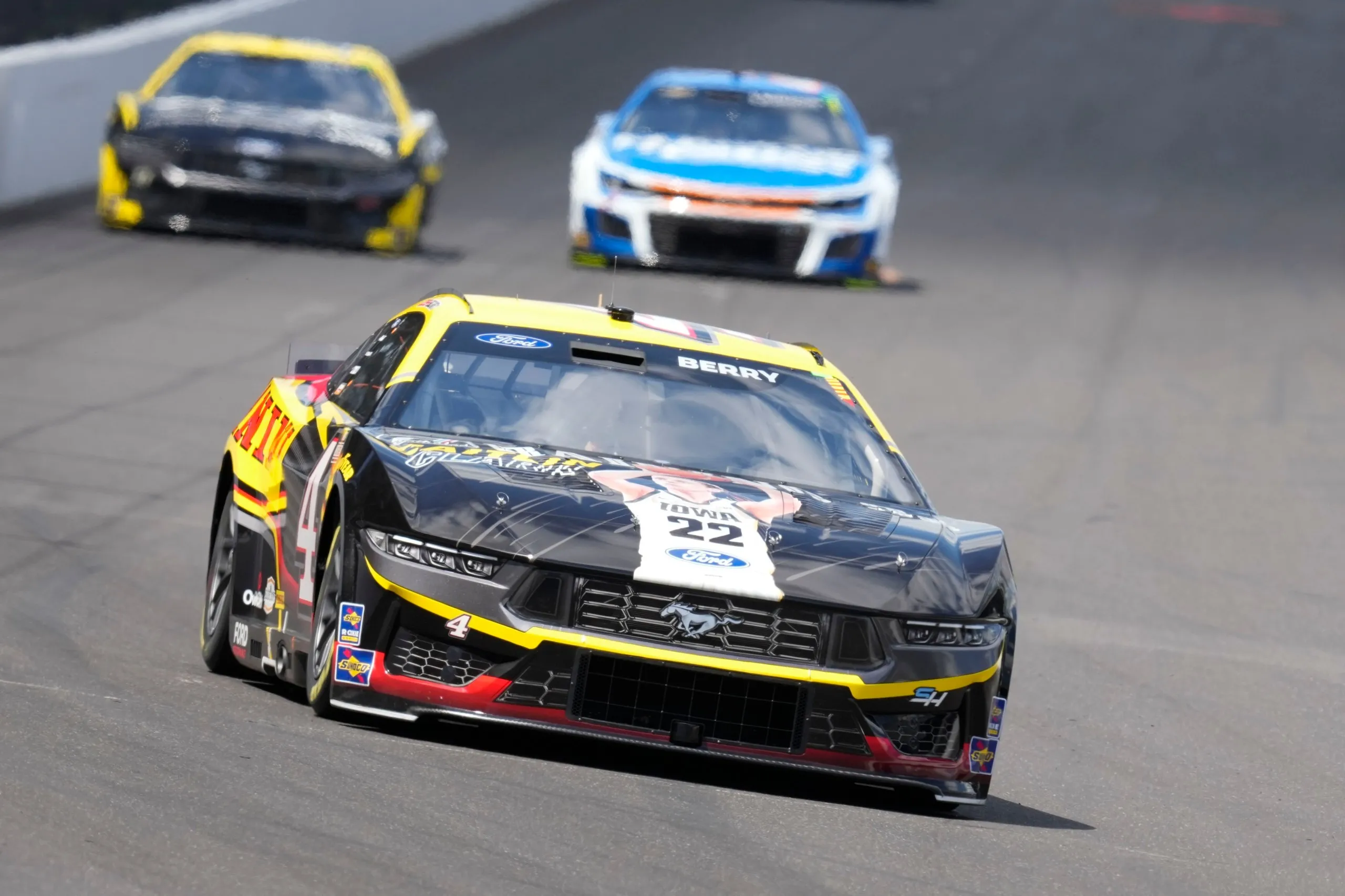 Image of Caitlin Clark displayed on hood of Josh Berry's car for Brickyard  400 in Indianapolis | KLRT - FOX16.com