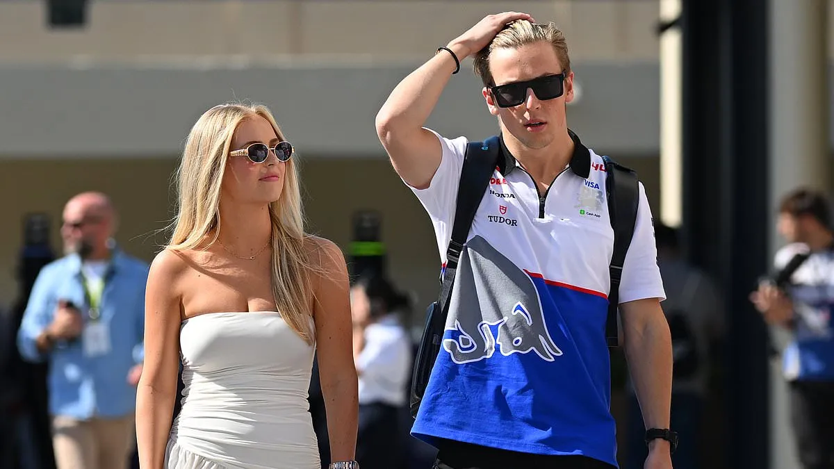 Who is Liam Lawson? Red Bull prodigy hailed as 'real racer' by team  principal Christian Horner and cheered on by his stunning pre-med student  girlfriend, is about to get his chance in