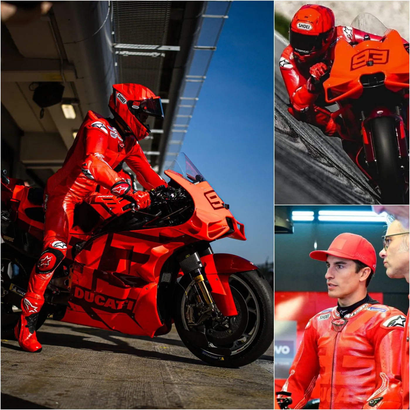 Marc Marquez impresses with his transformation into a red fire ant at the 2025 MotoGP pre-season test in Barcelona.