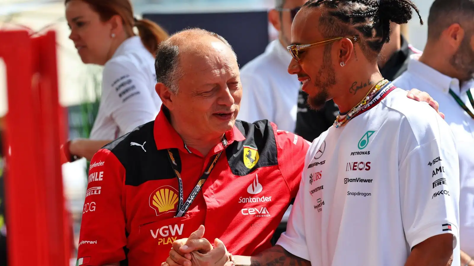 Fred Vasseur reveals regular talks with Lewis Hamilton as Mercedes wait  continues