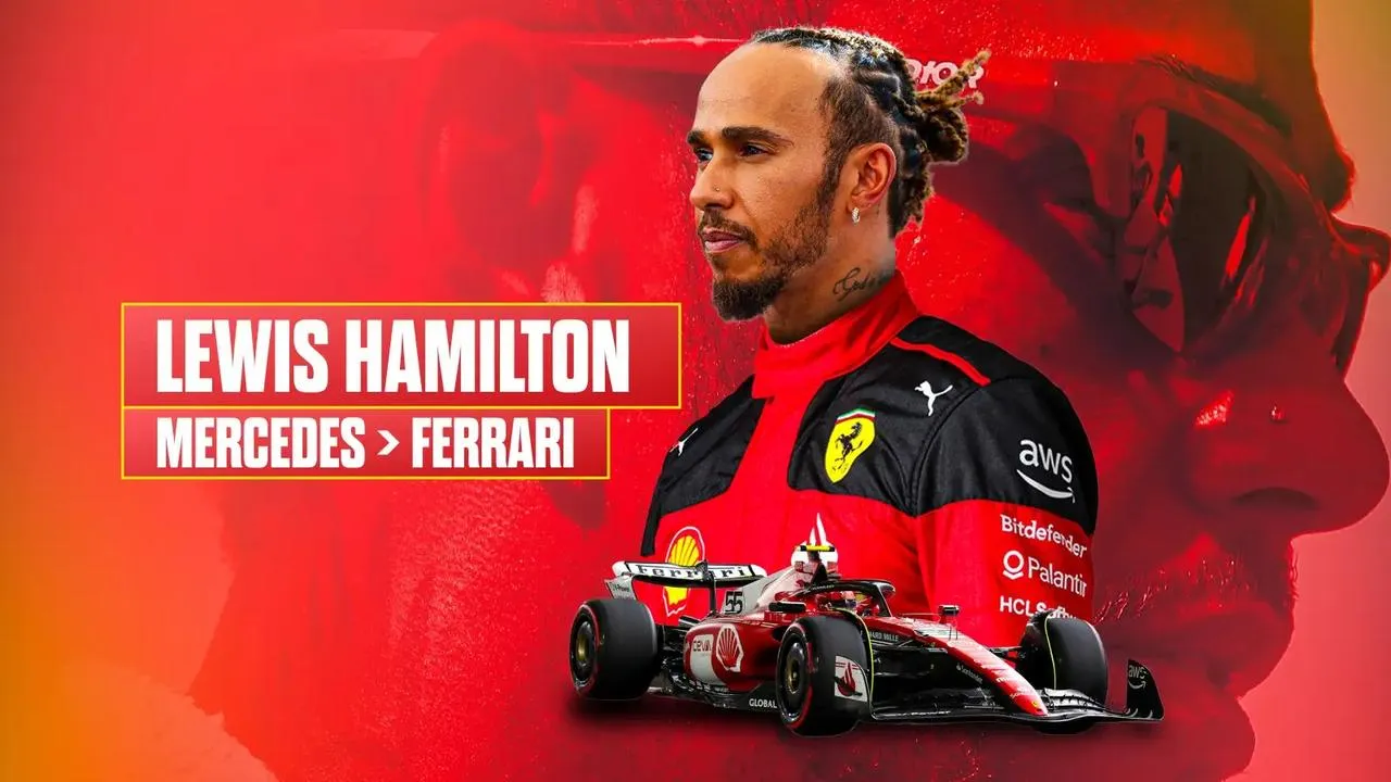 Scuderia Ferrari: Lewis Hamilton correrà con la rossa dal 2025 - Infomotori