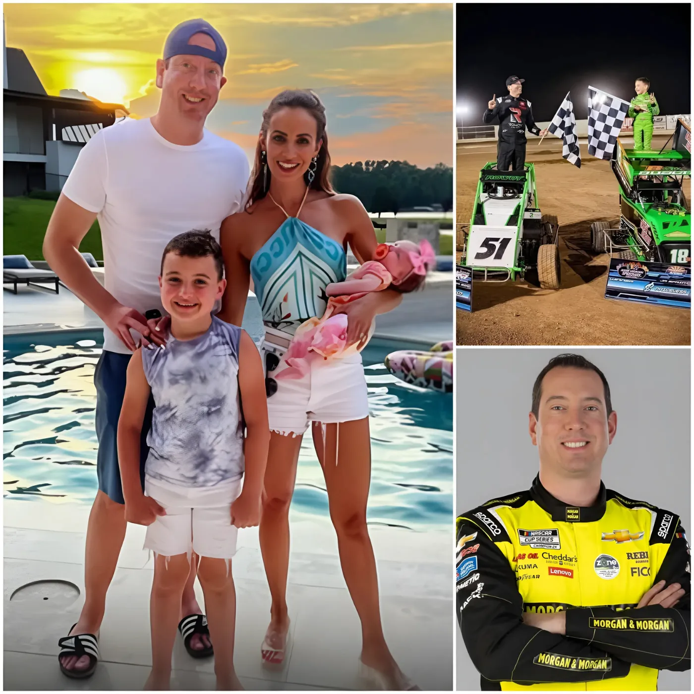 Kyle Busch with his lovely family, cherishing the most important ...