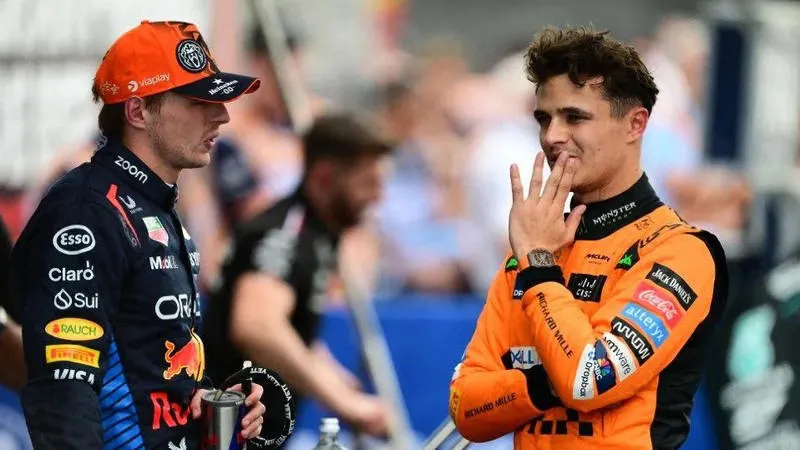 Lando Norris vows to 'get elbows out' in 2025 F1 title fight with Max  Verstappen