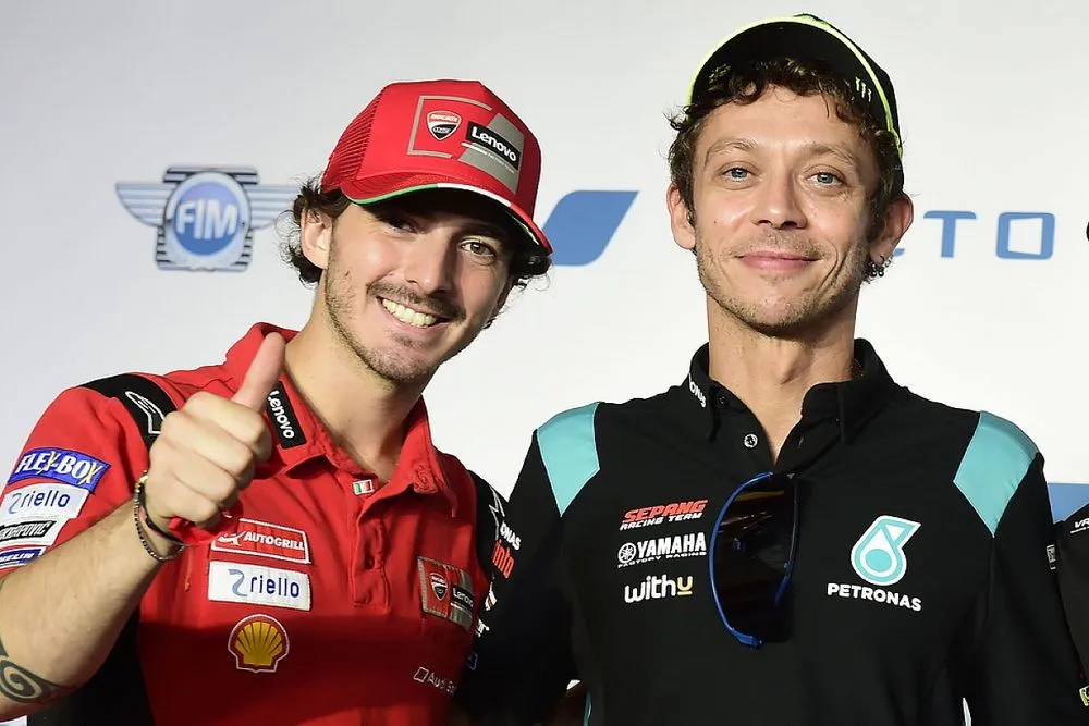 RRI.co.id - Bagnaia: Tidak Ada yang Dapat Gantikan Valentino Rossi